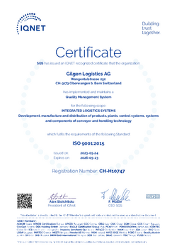 IQ-Net Certificate - E