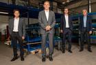 Management Board of Gilgen Logistics. f.l.t.r.: Peter Nussbaum, Jakob Gilgen, Daniel Gilgen, Ruedi Weber 